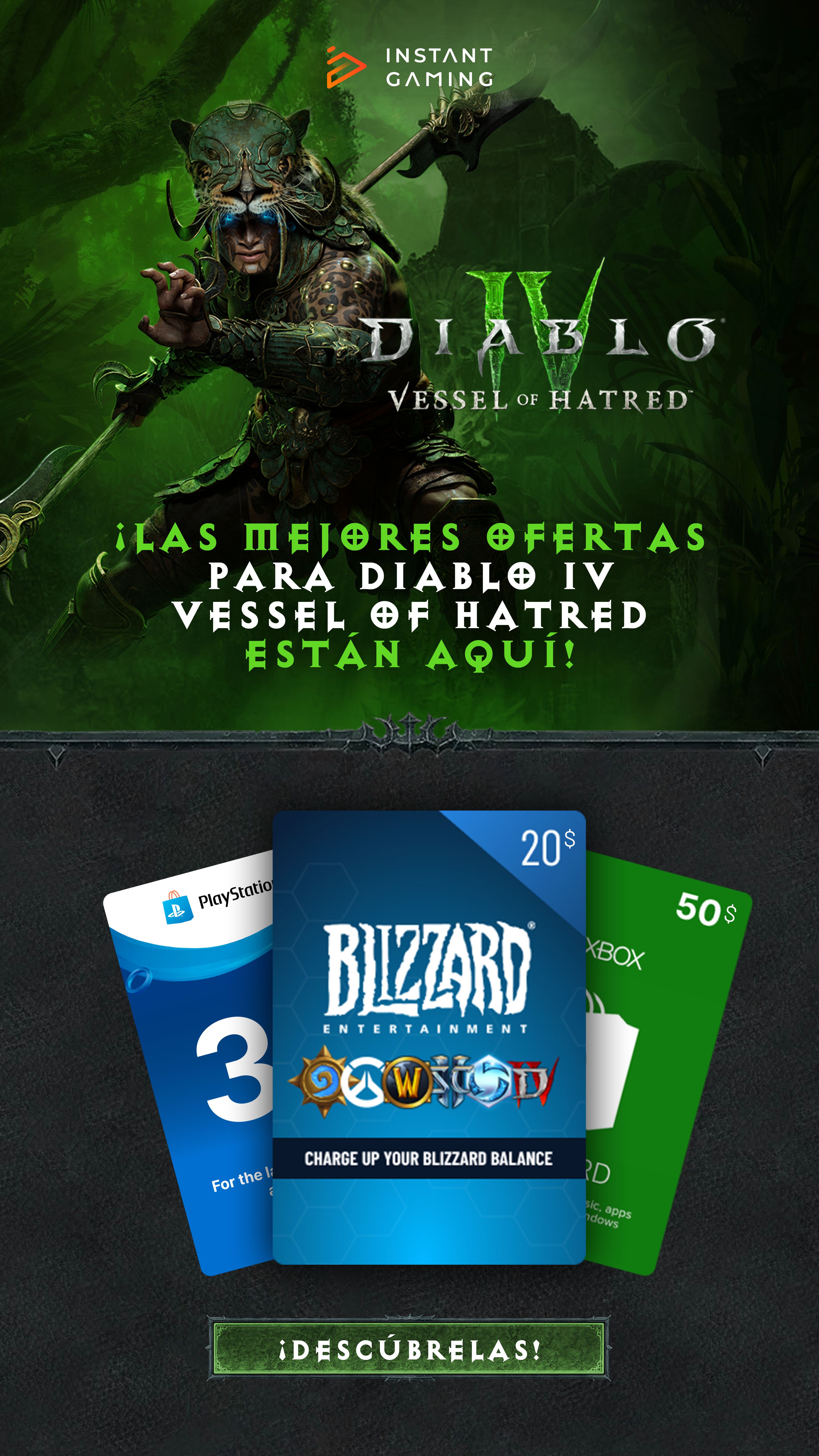 ¡Compra en Instant Gaming con un gran descuento!